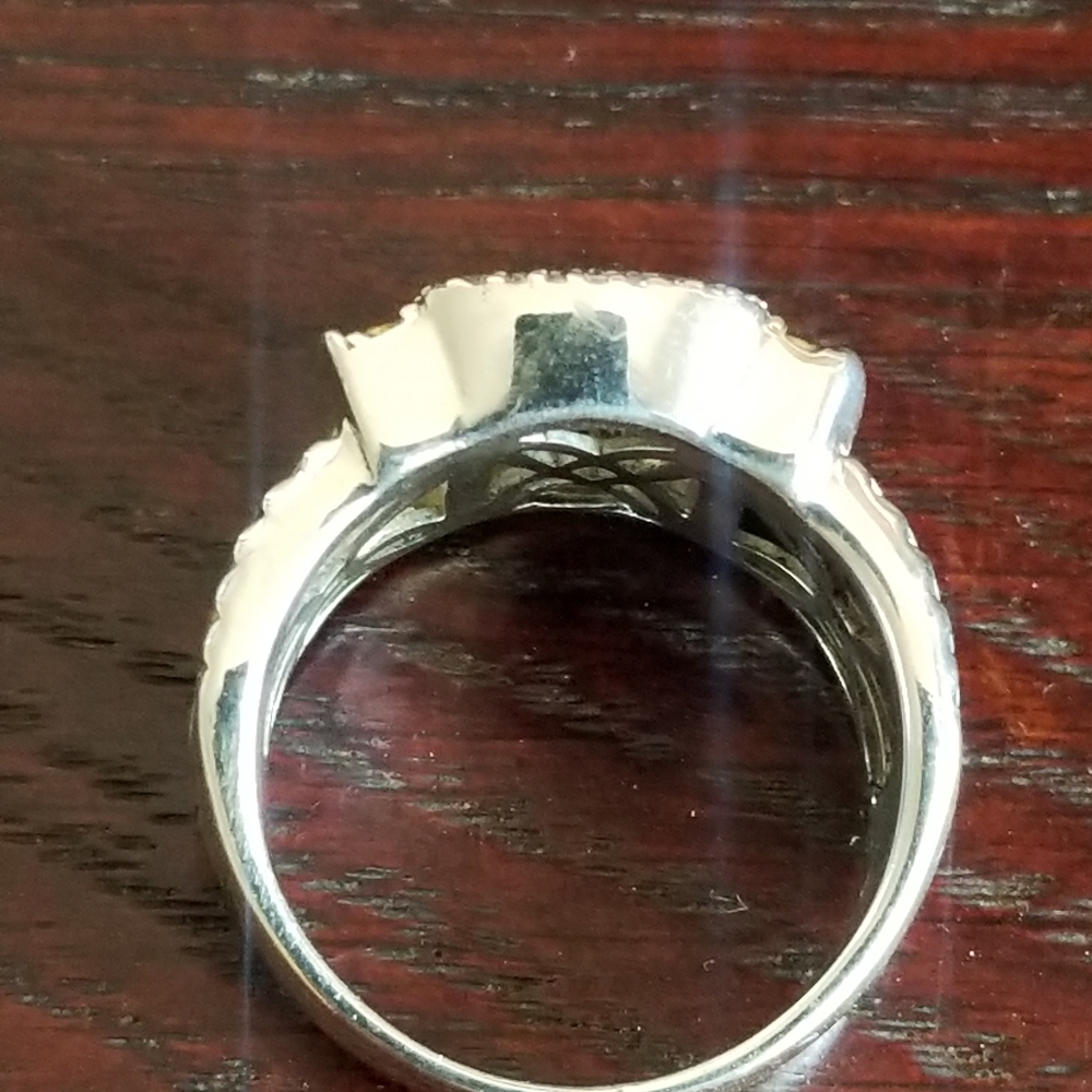 Effy 18k sterling silver diamond  wheaton ring - Picture 10 of 16